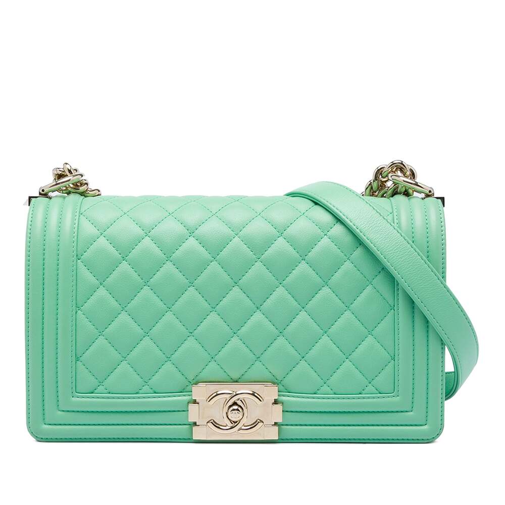 Chanel Boy Flap Bag Quilted Lambskin #327383C35B